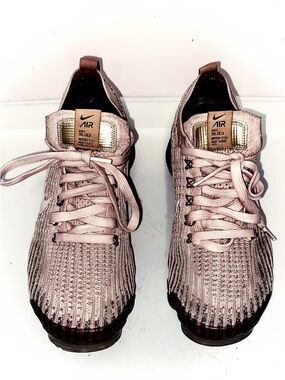 Nike Women’s Rose Gold Knit Running Sneakers